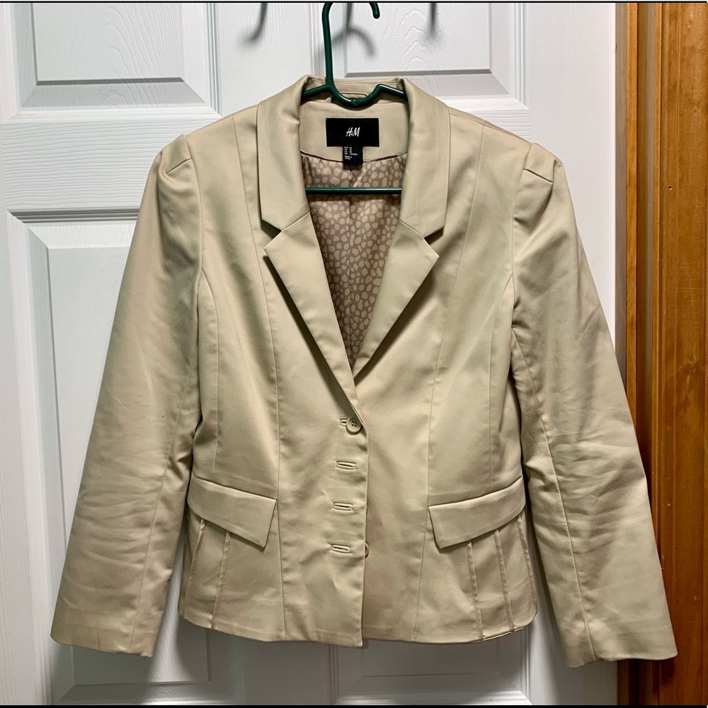 H&M khaki blazer